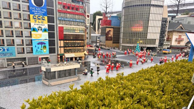 レゴランド名古屋のミニランド・渋谷スクランブル交差点のジオラマ